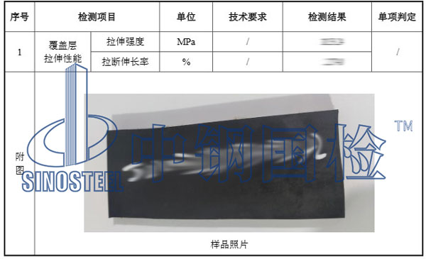 橡膠輸送帶檢測(cè)報(bào)告結(jié)果