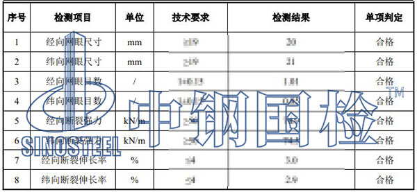 格柵檢測結(jié)果